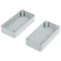 RS PRO ABS General Purpose Moulded Enclosure, IP54, Grey Lid, 100mm x 50mm x 40mm, 195-9109