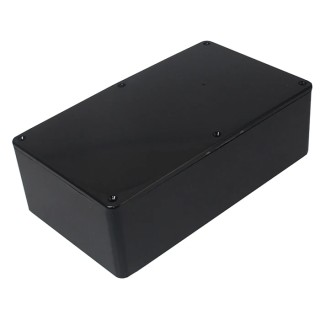 RS PRO ABS General Purpose Moulded Enclosure, IP54, Black Lid, 190 x 110 x 60 mm 195-9121