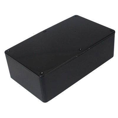 RS PRO ABS General Purpose Moulded Enclosure, IP54, Black Lid, 190 x 110 x 60 mm 195-9121