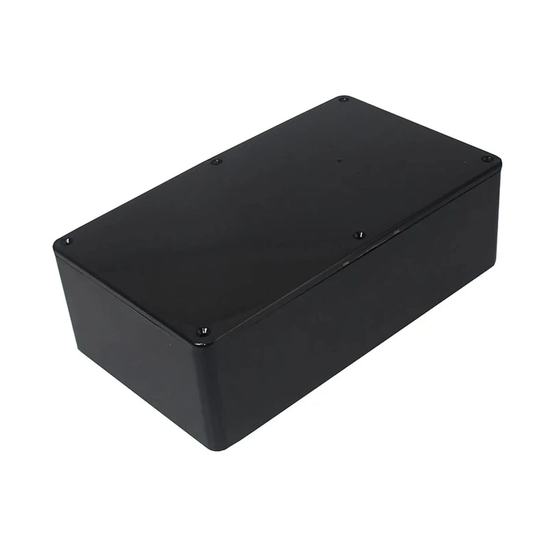RS PRO ABS General Purpose Moulded Enclosure, IP54, Black Lid, 190 x 110 x 60 mm 195-9121