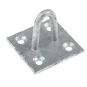 RS PRO Steel Zinc Plated Staple, 14 mm Hole Diameter, 50 mm Length, 50 mm Width, Model 750-711