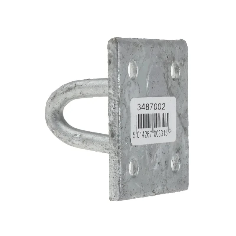 RS PRO Steel Zinc Plated Staple, 14 mm Hole Diameter, 50 mm Length, 50 mm Width, Model 750-711
