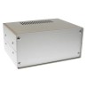 RS PRO Grey Steel Instrument Case, 70 mm Height, 110 mm Length, 150 mm Width, Ventilated, Model 195-9127