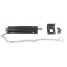 RS PRO Steel Black Japanned Door Bolt, Slide Bolt, 200 mm Length, 751-225