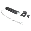 RS PRO Steel Black Japanned Door Bolt, Slide Bolt, 200 mm Length, 751-225