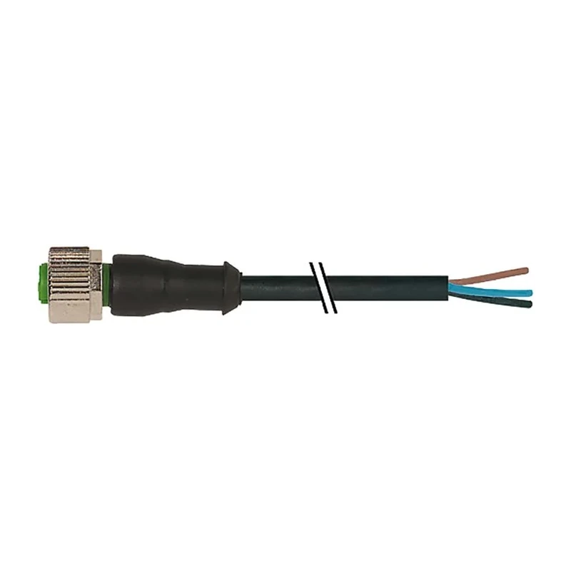 Murrelektronik Limited Sensor Actuator Cable, 3 Way, Male Straight to Unterminated, Polyurethane, 5m, M12, 7000-12181-6330500