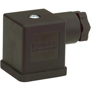 Murrelektronik Limited DIN 43650 A Solenoid Connector Female Indicator Light, 3+E Poles, 10A, 250V AC/DC 7000-29406-0000000