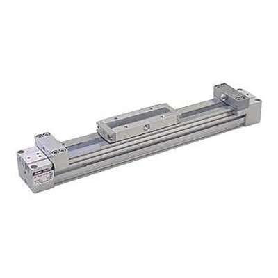 SMC Double Acting Rodless Pneumatic Cylinder 20mm Bore 550mm Horizontal Mount MY1B20G-550