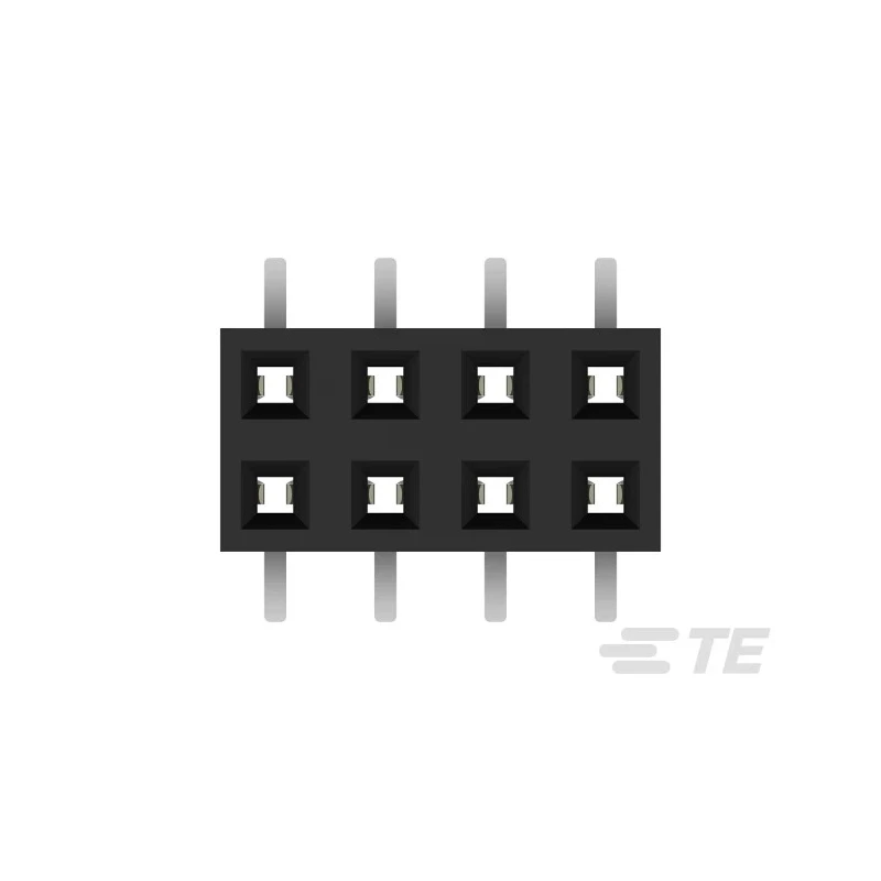 TE Connectivity AMPMODU Series PCB Socket 8-Contact, 2 Row, 2 mm Pitch, Surface Mount, Straight, Solder 2314846-8