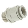 JG Speedfit Plastic Pipe Fitting Straight Adapter Acetal 1/2 in BSP 15 mm CM011514S
