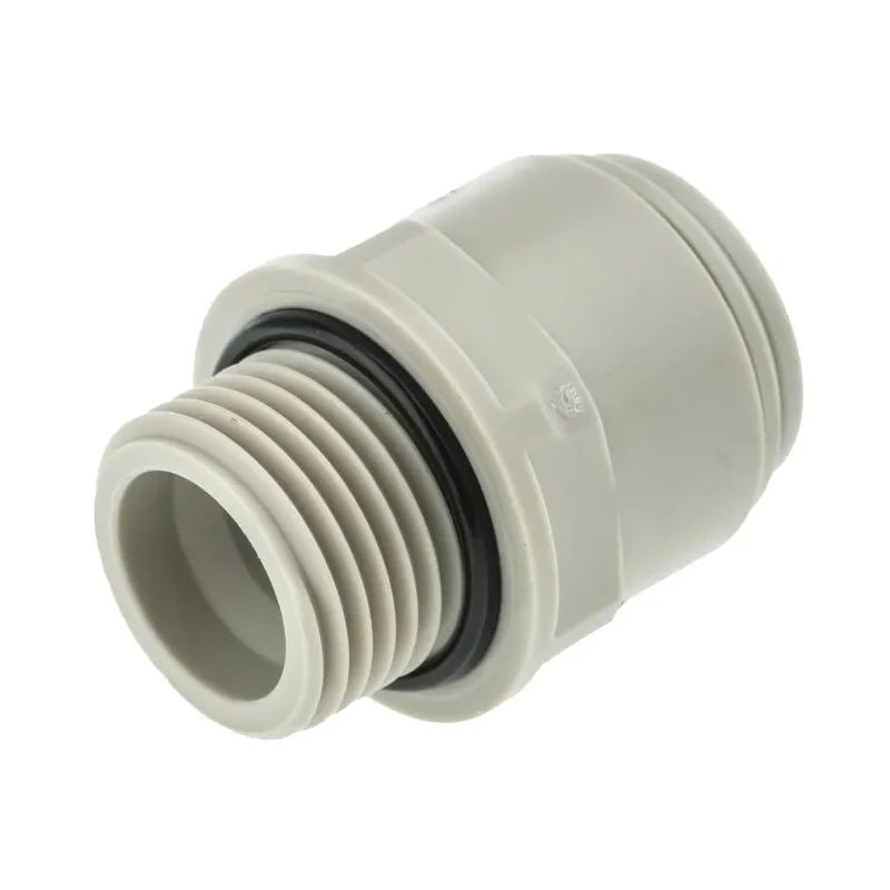 JG Speedfit Plastic Pipe Fitting Straight Adapter Acetal 1/2 in BSP 15 mm CM011514S