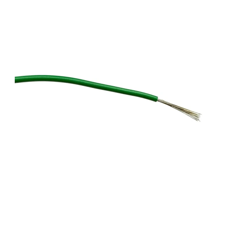 RS PRO Green Hook Up Wire, 18 AWG, 24 x 0.2 mm Strands, 100 m Reel, 1500V, PVC, 196-4313
