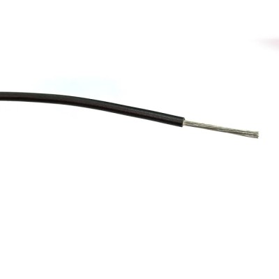 RS PRO Black Hook Up Wire 17 AWG, 32 x 0.2 mm Core Strands, Single Core, PVC Insulation, 100 m Reel, 1.5 kV AC 196-4333