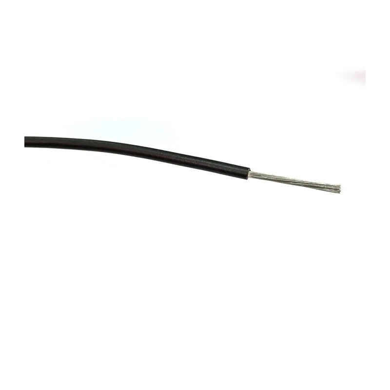 RS PRO Black Hook Up Wire 17 AWG, 32 x 0.2 mm Core Strands, Single Core, PVC Insulation, 100 m Reel, 1.5 kV AC 196-4333