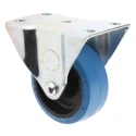 RS PRO Fixed Castor 90 kg Capacity 75 mm Wheel Rubber Steel Frame Zinc Plated 196-4933