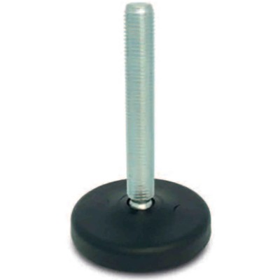 RS PRO Adjustable Foot Mild Steel M16 Thread 103mm Diameter 1800kg Static Load 30° Tilt 196-5317