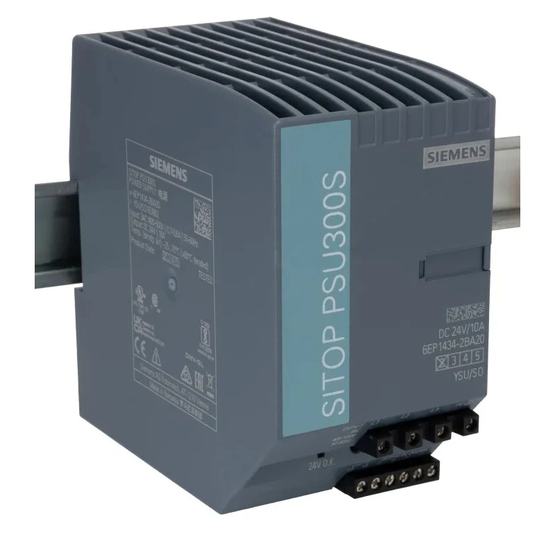 Siemens SITOP PSU300S Switched Mode DIN Rail Power Supply, 3-Phase, 340–550V AC Input, 24–28V DC 10A Output, 240W, IP20, 