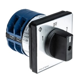 Kraus & Naimer 3 Position Rotary Knob Actuator 32A, Panel Mount, IP40, 690V, C26.A211/GBA001.E