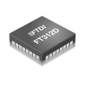FTDI Chip Controller IC, 1-Channel, 3.3–3.63V, USB 2.0, LQFP 32-Pin, Surface Mount FT312D-32L1C-R
