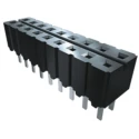 Samtec PCB Socket Straight Through Hole, 2-Contact, 1 Row, 2.54 mm Pitch, Solder, CES-102-01-G-S