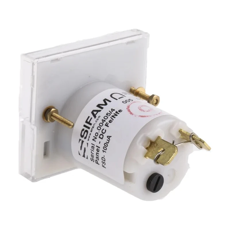Sifam Tinsley Analogue Panel Ammeter, 25 A DC, ±2.5% Accuracy, Moving Coil, IS 10992