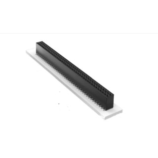 Samtec Straight Surface Mount PCB Socket FLE-105-01-G-DV-TR, 10 Contacts, 2 Rows, 1.27 mm Pitch, Solder