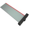 Samtec FFSD Series Flat Ribbon Cable, 1.27 mm Pitch, 20 Conductors, 203.2 mm Length, Polybutylene FFSD-10-D-08.00-01-N-R