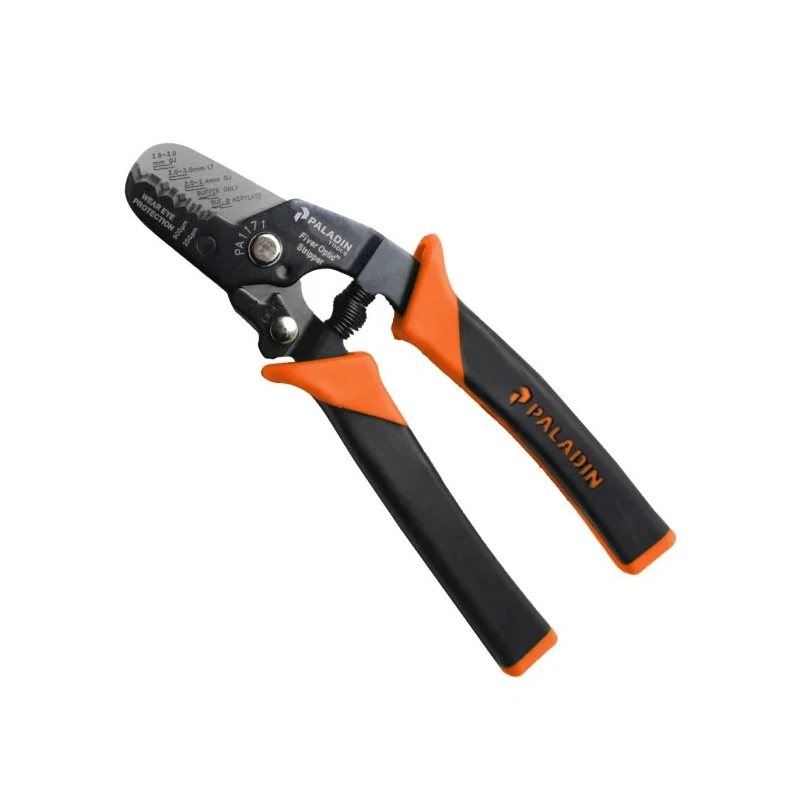 Tempo ProGrip Series Fibre Optic Insulated Wire Stripper, Insulated Handle, Steel & Polyamide, 10.75in, PA1171