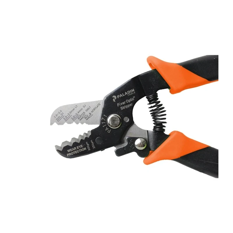 Tempo ProGrip Series Fibre Optic Insulated Wire Stripper, Insulated Handle, Steel & Polyamide, 10.75in, PA1171