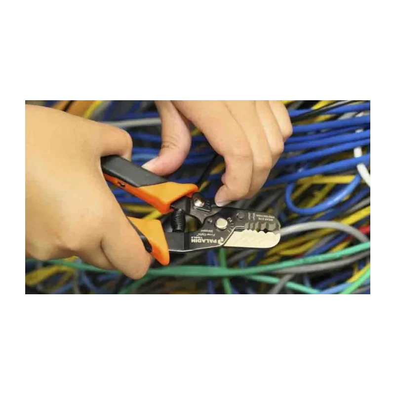 Tempo ProGrip Series Fibre Optic Insulated Wire Stripper, Insulated Handle, Steel & Polyamide, 10.75in, PA1171