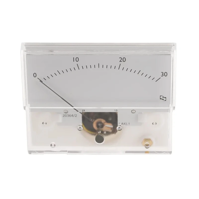 Sifam Tinsley Analogue Panel Ammeter 25 A AC/DC, 32.3 mm x 73.7 mm, ±1.5 to ±2.5% Accuracy, Moving Coil IS 11002