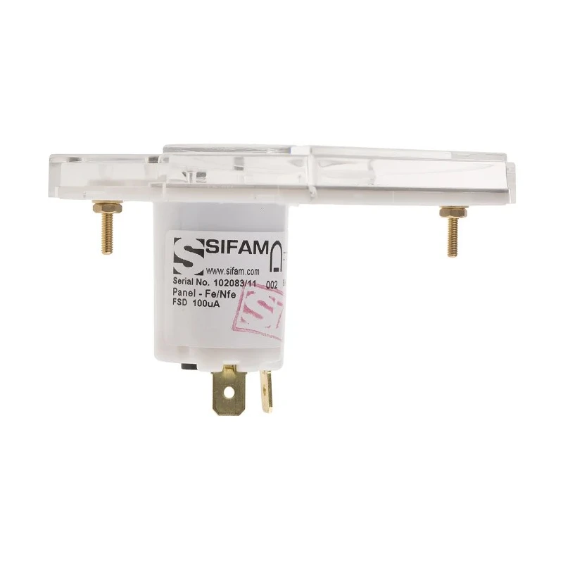 Sifam Tinsley Analogue Panel Ammeter 25 A AC/DC, 32.3 mm x 73.7 mm, ±1.5 to ±2.5% Accuracy, Moving Coil IS 11002