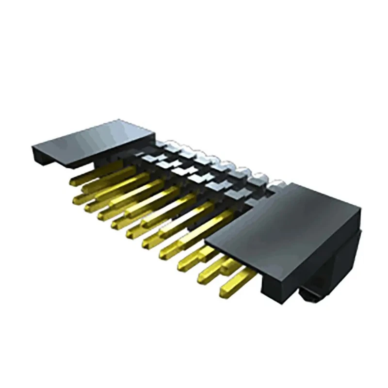 Samtec FSH Series Right Angle Surface PCB Header, 10 Contact(s), 1.27 mm Pitch, 2 Row, Shrouded FSH-105-04-L-RA