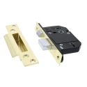 Legge Sash Lock Lever, 5 Levers, 1000 Differs, Brass Forend, Steel Case, 109x68 mm, N5642.PB