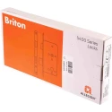 Briton Sash Lock Cylinder, Cylindrical, Stainless Steel, Powder Coated Steel Case 5440.60.S.SS