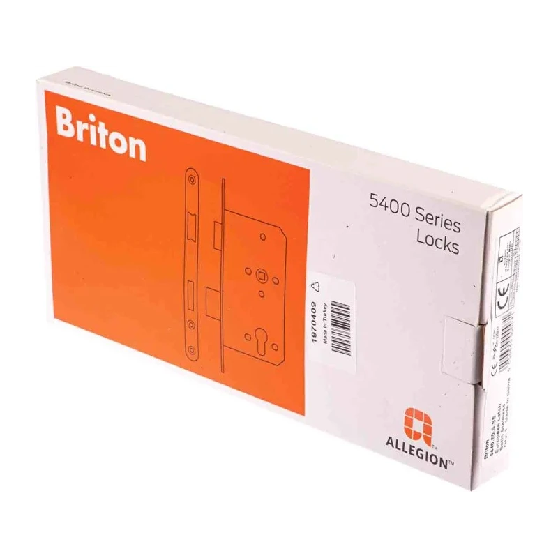 Briton Sash Lock Cylinder, Cylindrical, Stainless Steel, Powder Coated Steel Case 5440.60.S.SS
