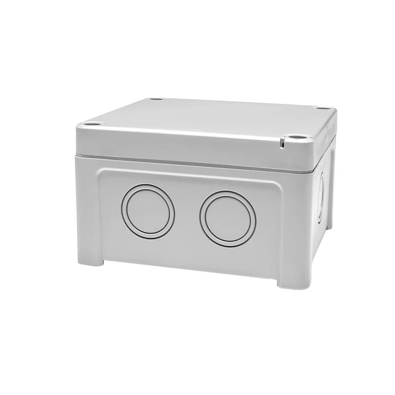 RS PRO Polycarbonate General Purpose Enclosure IP65 IK07 IK08 110x110x65 mm Grey Lid 197-2022