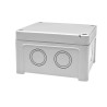 RS PRO Polycarbonate General Purpose Enclosure IP65 IK07 IK08 110x110x65 mm Grey Lid 197-2022