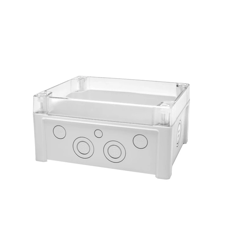RS PRO Grey Transparent Lid Polycarbonate General Purpose Enclosure IP65 IK08 IK07 201x163x98 mm 197-2028