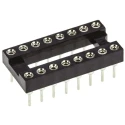 Winslow 2.54 mm Pitch Vertical 16 Way Through Hole Turned Pin Open Frame DIL Socket 5A W30516TTRC