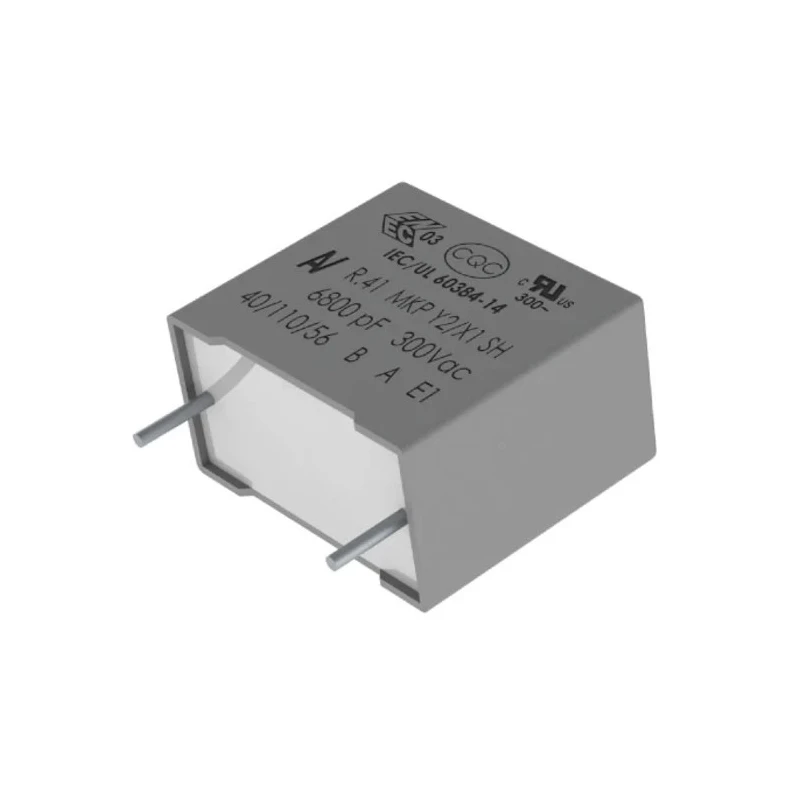 KEMET R41-T Film Capacitor Y2/X1 IEC 60384-14, ±10%, 47 nF, 1.5 kV DC, 300V AC, Through Hole R413I247050T0K