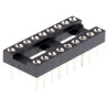 Winslow Vertical 18-Way Through Hole DIL Socket, 2.54 mm Pitch, Turned Pins, Open Frame, 5A W30518TTRC