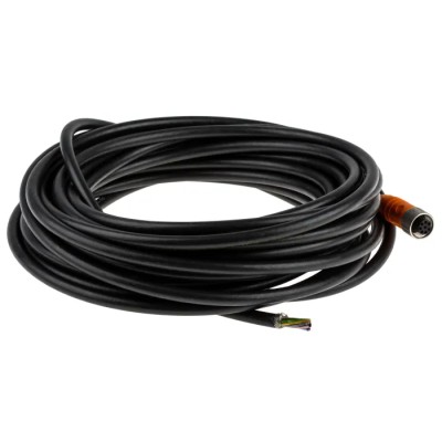 Lumberg Automation 8-Way Sensor Actuator Cable, Female M12 Straight to Unterminated, Polyurethane 49260 RKTS 8-299/10 M