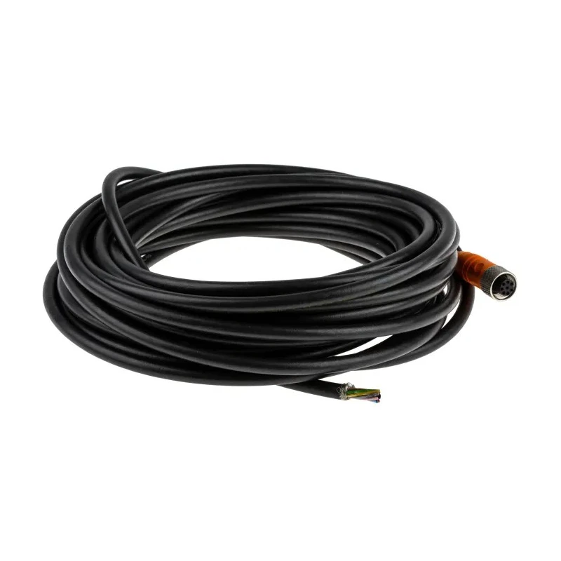 Lumberg Automation 8-Way Sensor Actuator Cable, Female M12 Straight to Unterminated, Polyurethane 49260 RKTS 8-299/10 M