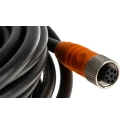 Lumberg Automation 8-Way Sensor Actuator Cable, Female M12 Straight to Unterminated, Polyurethane 49260 RKTS 8-299/10 M