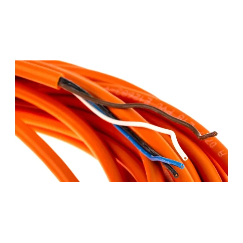 Lumberg Automation Sensor Actuator Cable 4-Way, Right Angle, 10m PVC Orange, Female to Unterminated 11435 RKWT 4-07/10 M
