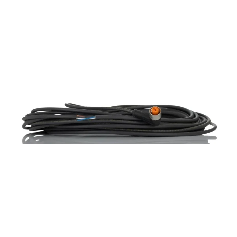 Lumberg Automation Female 4-Way M12 to Free End Sensor Actuator Cable 10m Polyurethane Black 16978 RKWT/LED P 4-225/10 M