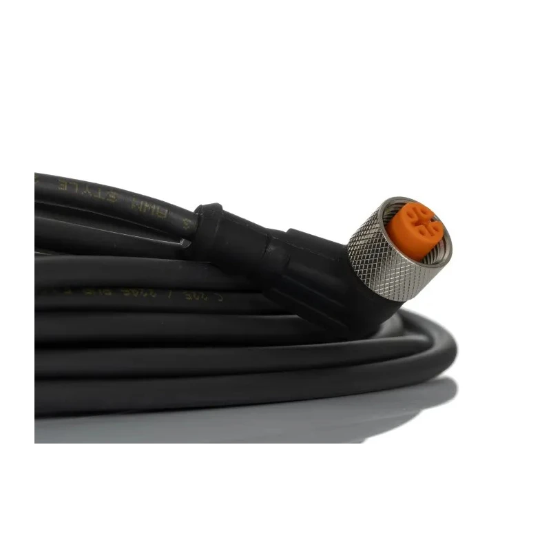 Lumberg Automation Female 4-Way M12 to Free End Sensor Actuator Cable 10m Polyurethane Black 16978 RKWT/LED P 4-225/10 M