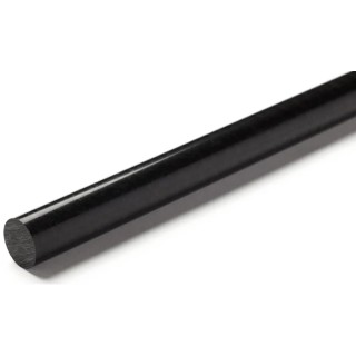 RS PRO Black Acetal Rod, Delrin, 1 m Length, 70 mm Diameter, High Strength 197-4362