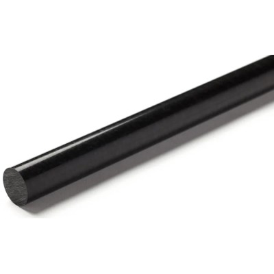 RS PRO Black Acetal Rod, Delrin, 1 m Length, 70 mm Diameter, High Strength 197-4362